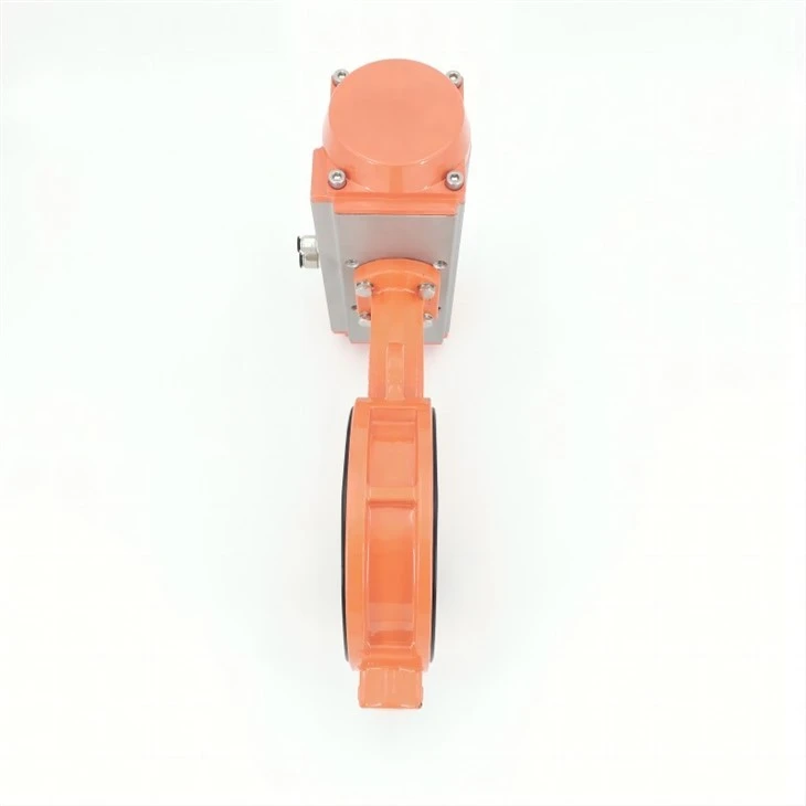 Pneumatic Wafer Type Soft Back Butterfly Valve